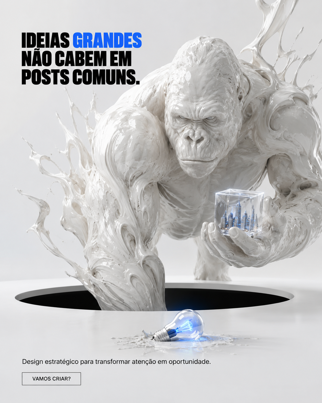 Composição dirigida criada com Master Prompting