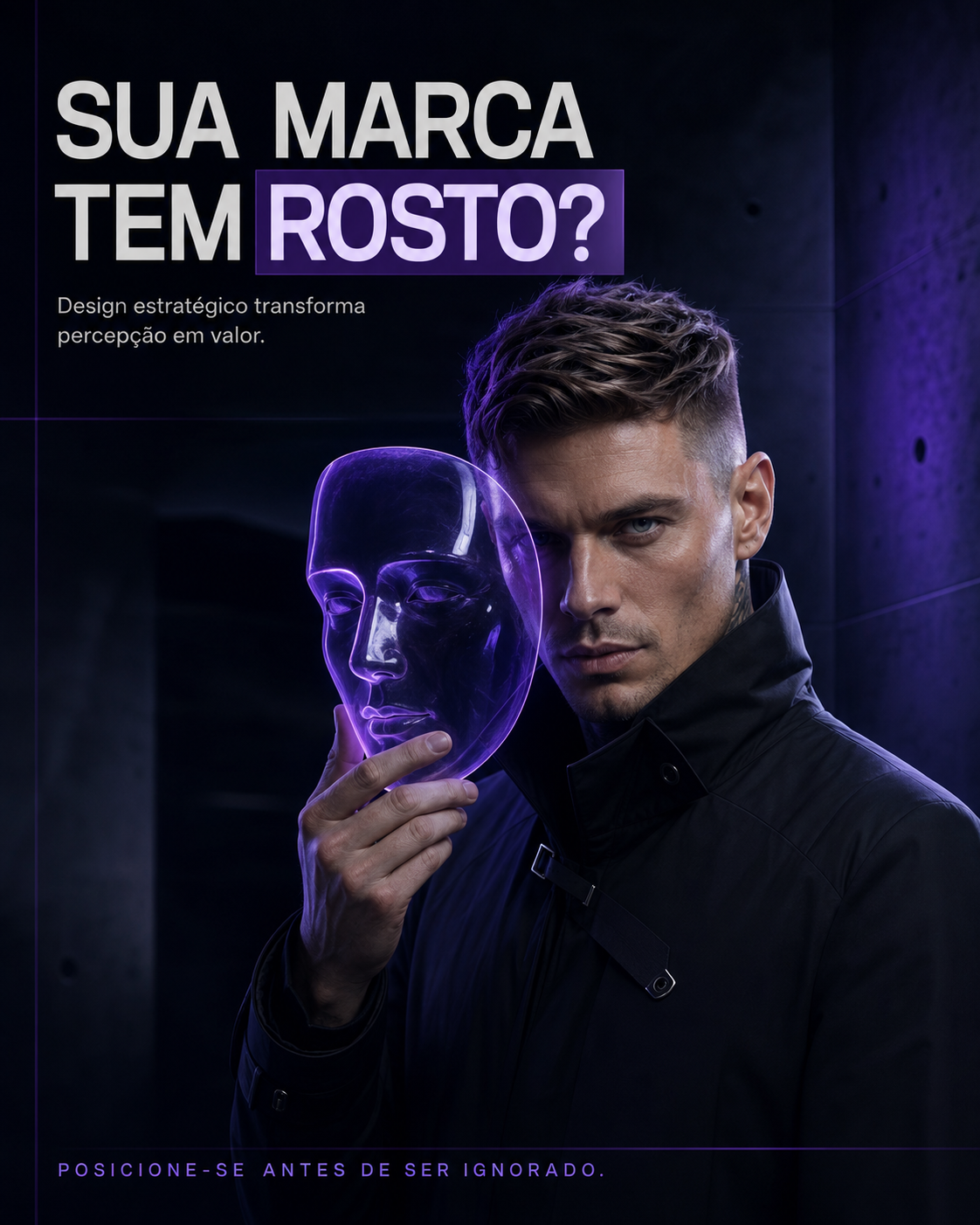 Campanha visual criada com Master Prompting